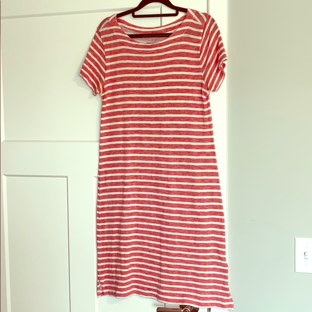 Pink Striped Vineyard Vines Dress